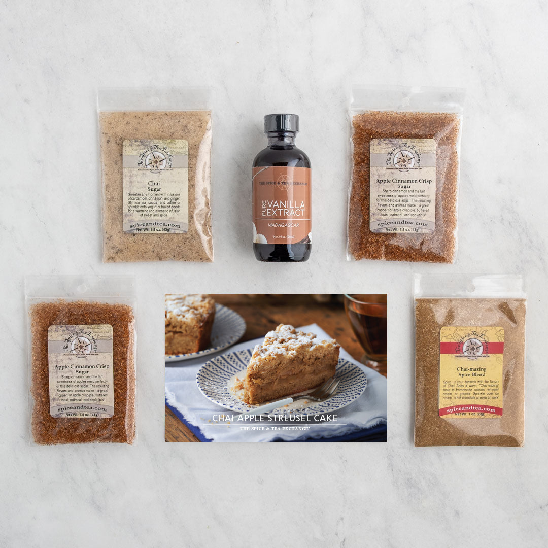 Chai Apple Streusel Cake (Kit) ingredients