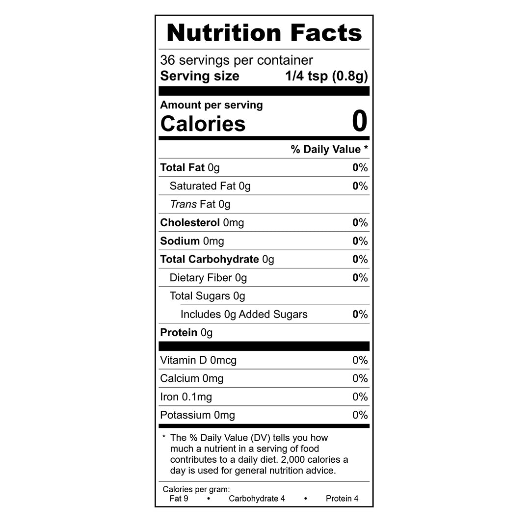 Chai Baking Spice Blend Nutrition Facts