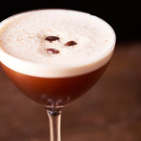 Coffee Cocktail in Glass Martini Glass