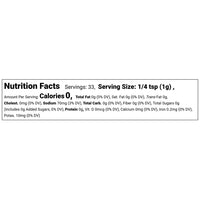 Cowboy Butter Seasoning Nutrition Facts