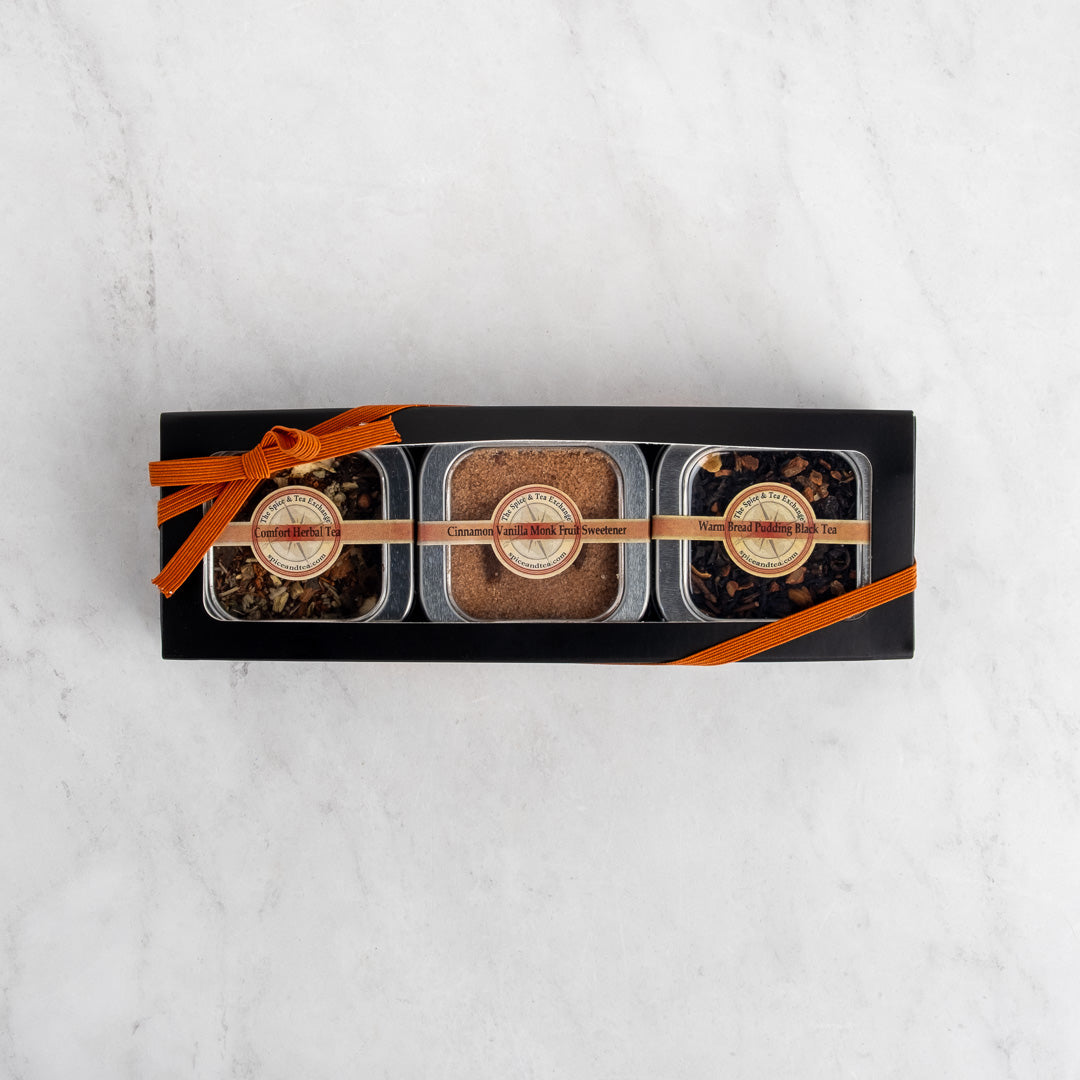 Cozy Comfort 3 Tin Gift Box in gift box