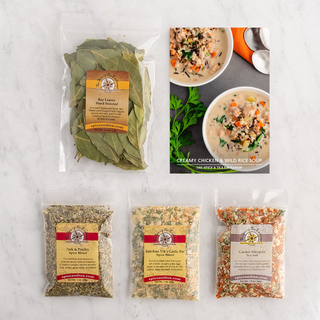 Creamy Chicken & Wild Rice Soup (Kit) contents
