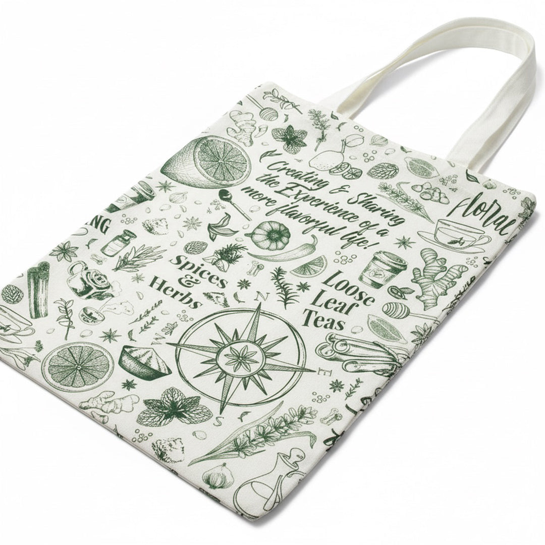 Creating & Sharing Tote Bag at angle