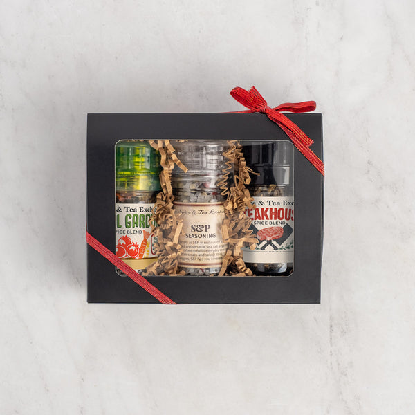 Culinary Seasonings Mini Grinder Trio | Spice Tea & Exchange – The