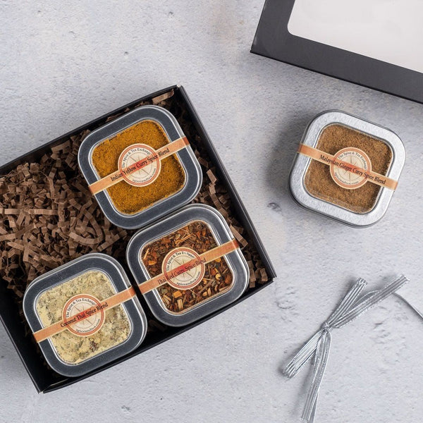 お笑い・バラエティ S4U SPICE BOX/SECRET BOX Curry-Lovers-4-Tin-Gift-