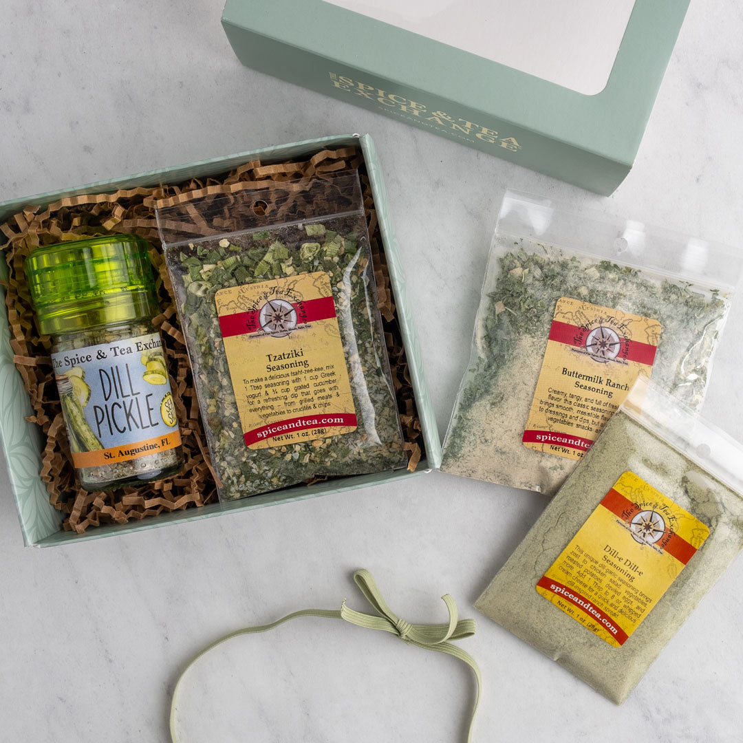 Dill-ightfully Dill-icious Gift Box contents