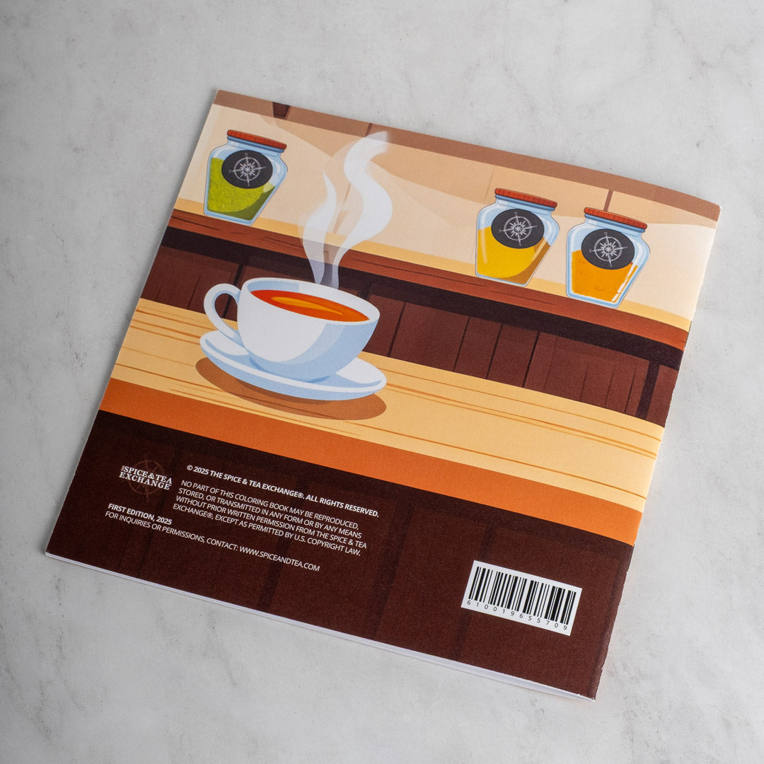 Discover a More Colorful Life Coloring Book - back view