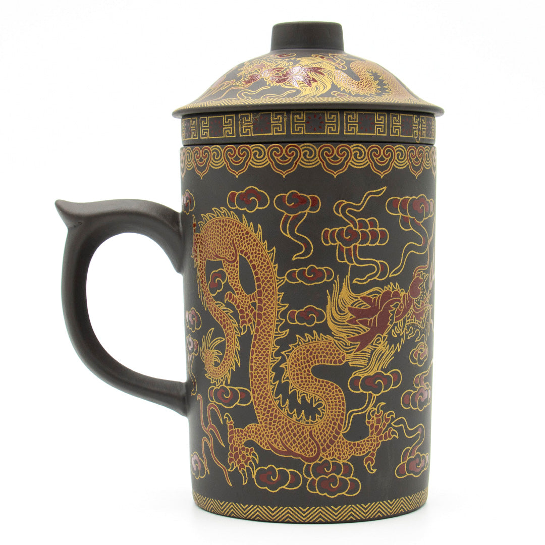Dragon Dark Brown Tea Mug Infuser - view 1