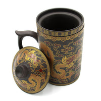 Dragon Dark Brown Tea Mug Infuser - view 5