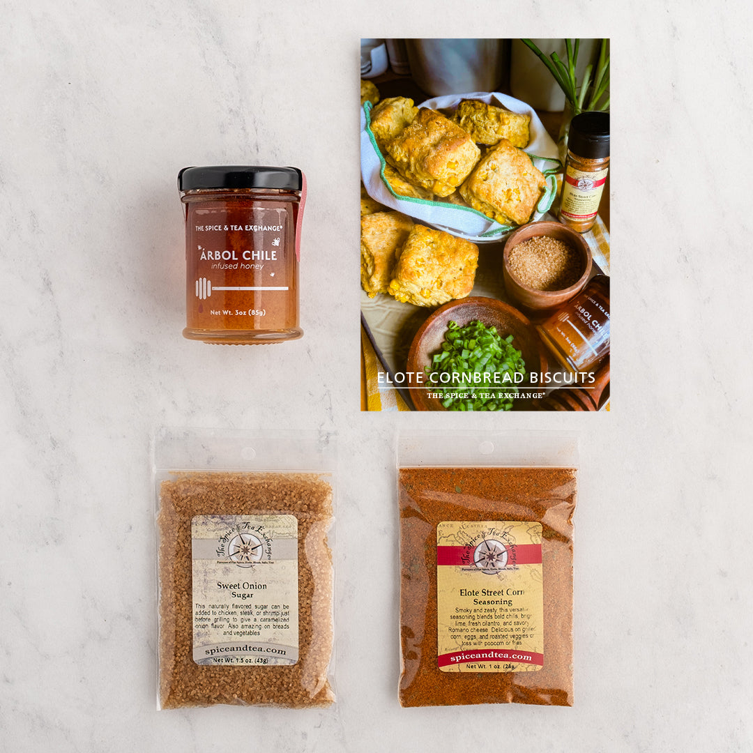 Elote Cornbread Biscuits (Kit) contents