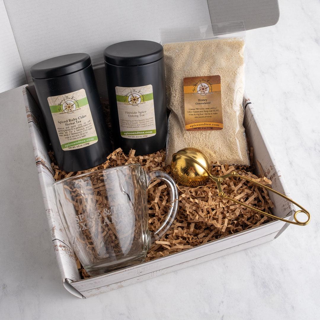 Fireside Delights Gift Box opened display contents