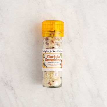 Florida Sunshine Salt Spice Blend in grinder