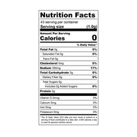 French Grey Sea Salt Nutrition Facts