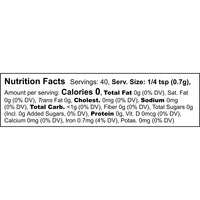 Gingerbread Spice Blend Nutrition Facts