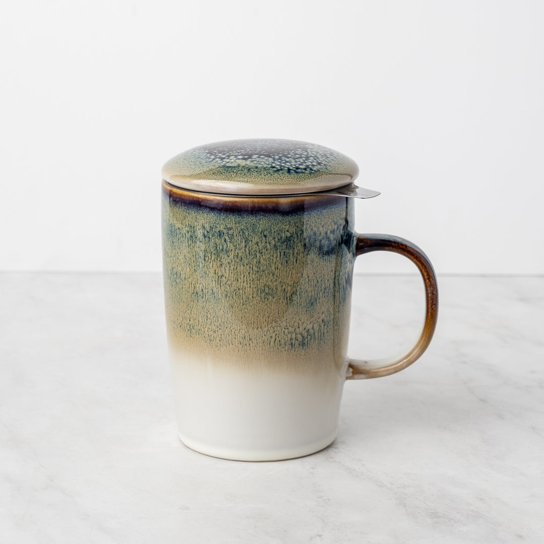 Cloud Tea Mug Infuser Blue