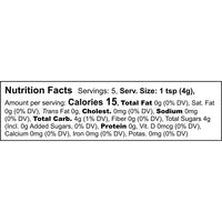Nutrition Facts for Hazelnut Butter Cookie Sugar
