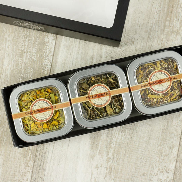 Herbal Tea 3 Tin Gift Box | The Spice & Tea Exchange