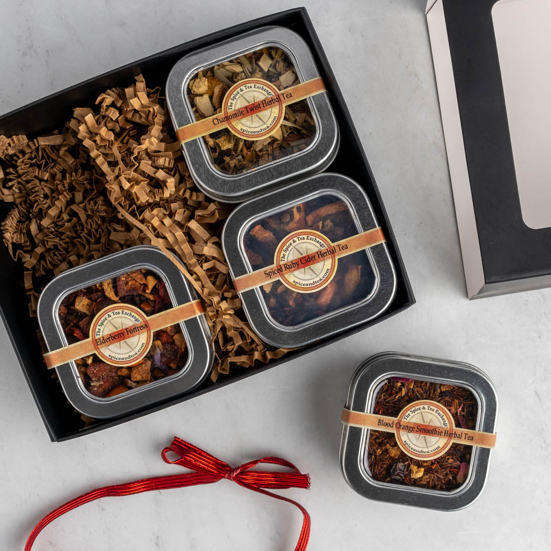 Herbal Tea 4 Tin Gift Box - view 1