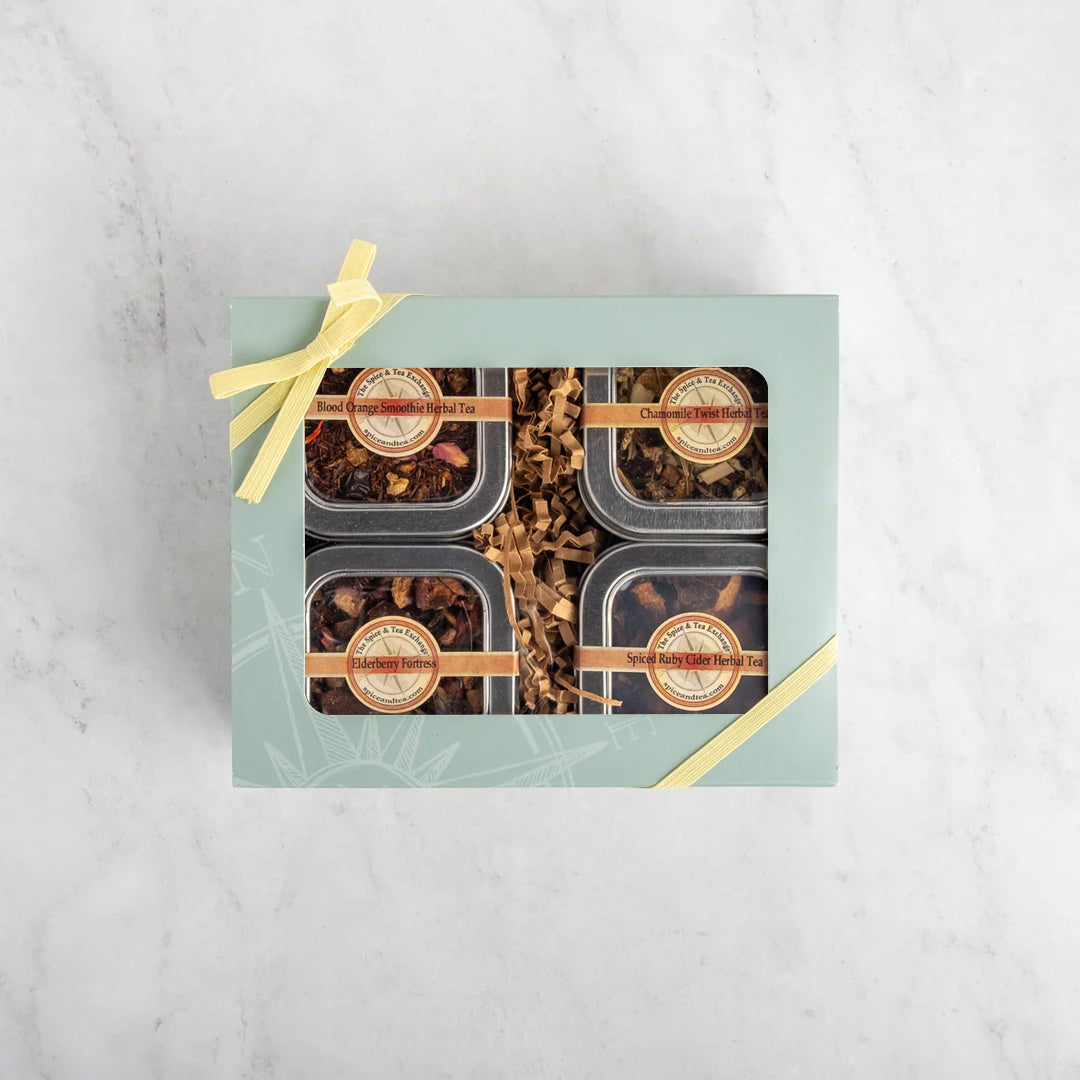 Herbal Tea 4 Tin Gift Box