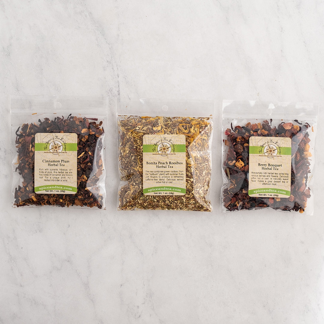 Herbal Tea Sampler Contents
