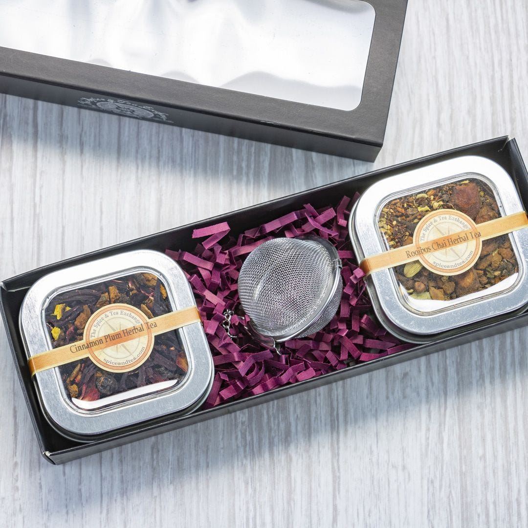 Holiday Spiced Tea Tin Gift Box view 1