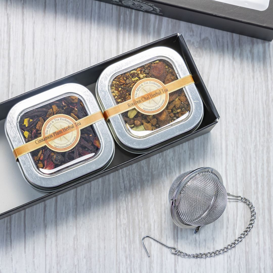 Holiday Spiced Tea Tin Gift Box view 2