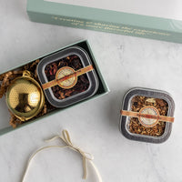Holiday Spiced Tea Tin Gift Box contents