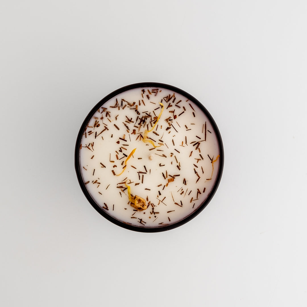 Hot Buttered Rum Candle from top