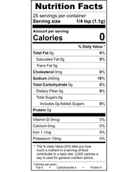 Hot Truffle Seasoning Nutrition Facts