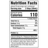 Hot & Spicy Maple Syrup Nutrition Facts