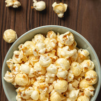 Kettle korn in a bowl