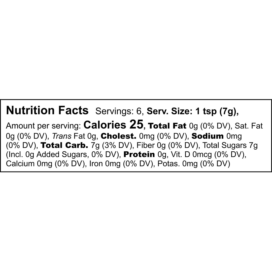 Lavender Sugar Nutrition Facts