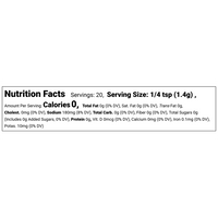 Lemon Pepper Seasoning Nutrition Facts
