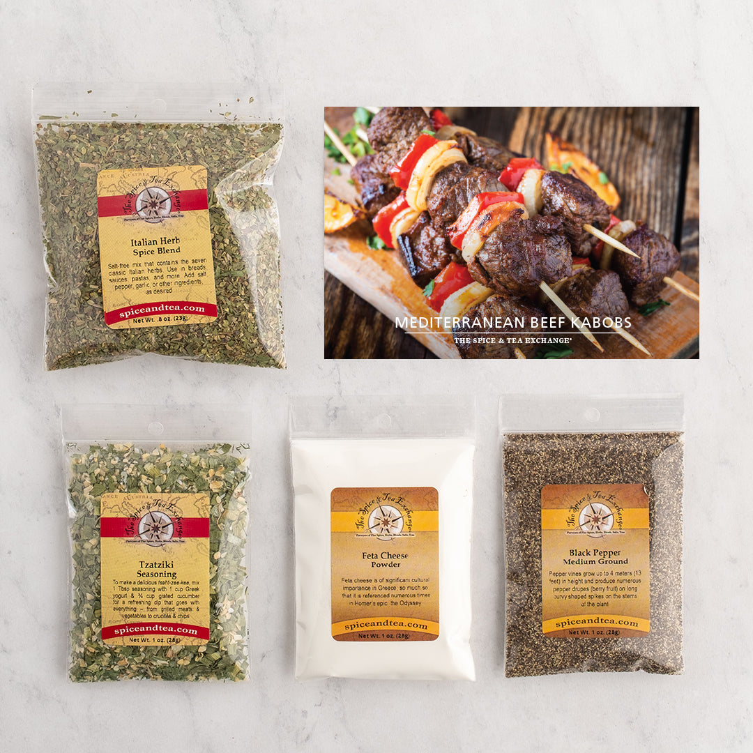 Mediterranean Beef Kabobs (Kit) Contents