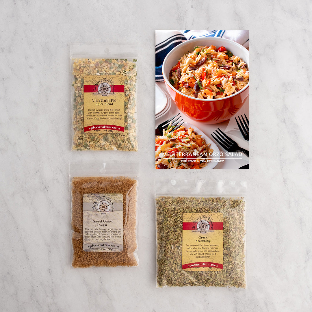 Mediterranean Orzo Salad (Kit) Contents