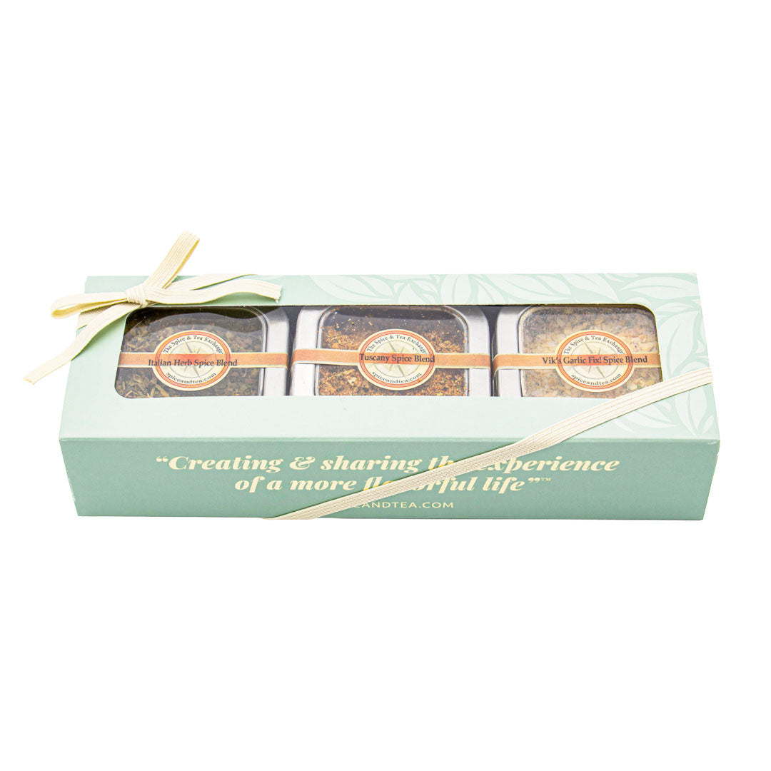 Olive Oil Dips 3 Tin Gift Box - view 1