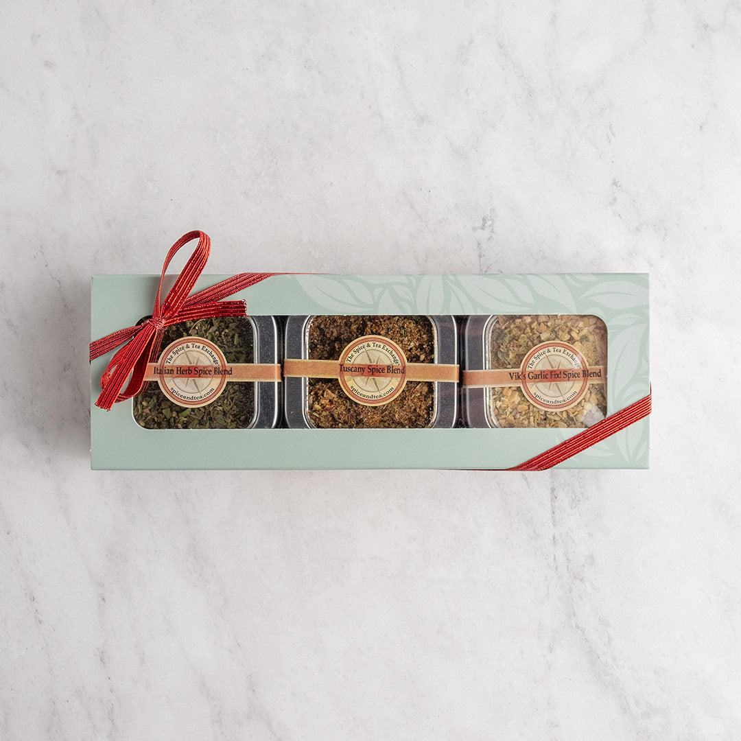 Olive Oil Dips 3 Tin Gift Box