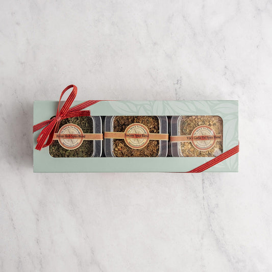 Olive Oil Dips 3 Tin Gift Box