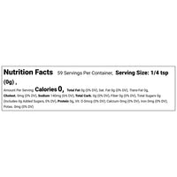Orange Fennel Sea Salt Seasoning Nutrition Facts
