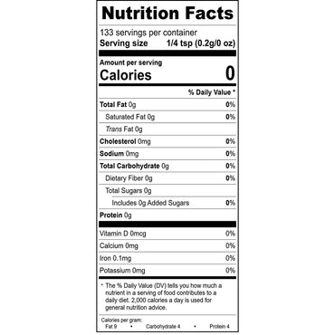 Oregano - Mexican Nutrition Facts