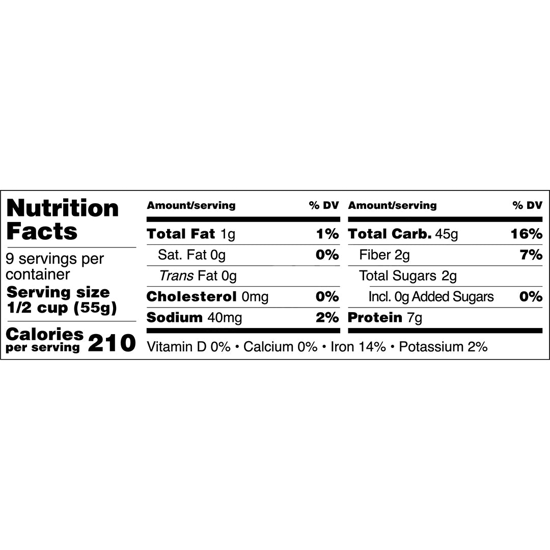 Pappardelle Primavera Nutrition Facts