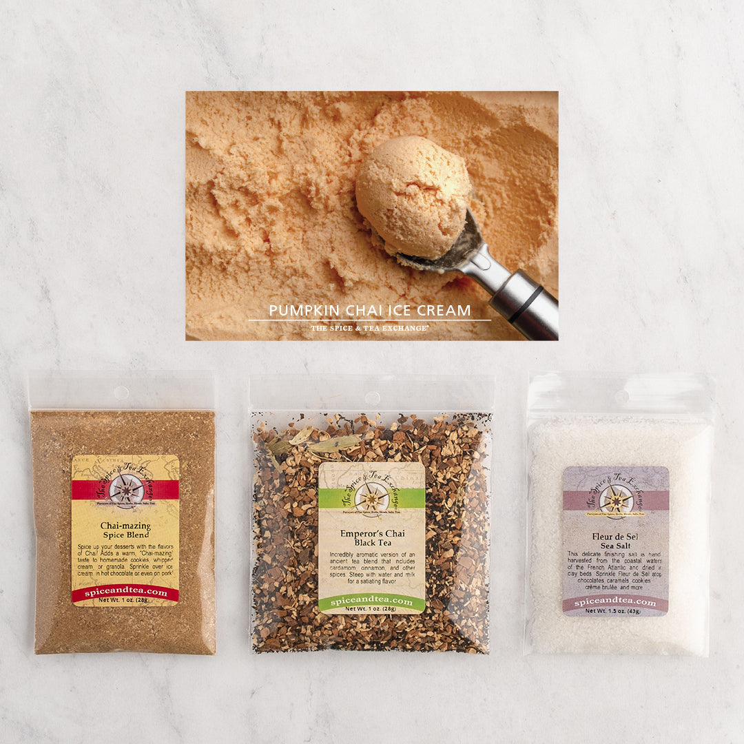 Pumpkin Chai Ice Cream (Kit) contents