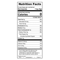 Pumpkin Spice Monk Fruit Sweetener Nutrition Facts