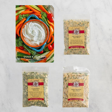Quick and Easy Dips (Kit) contents