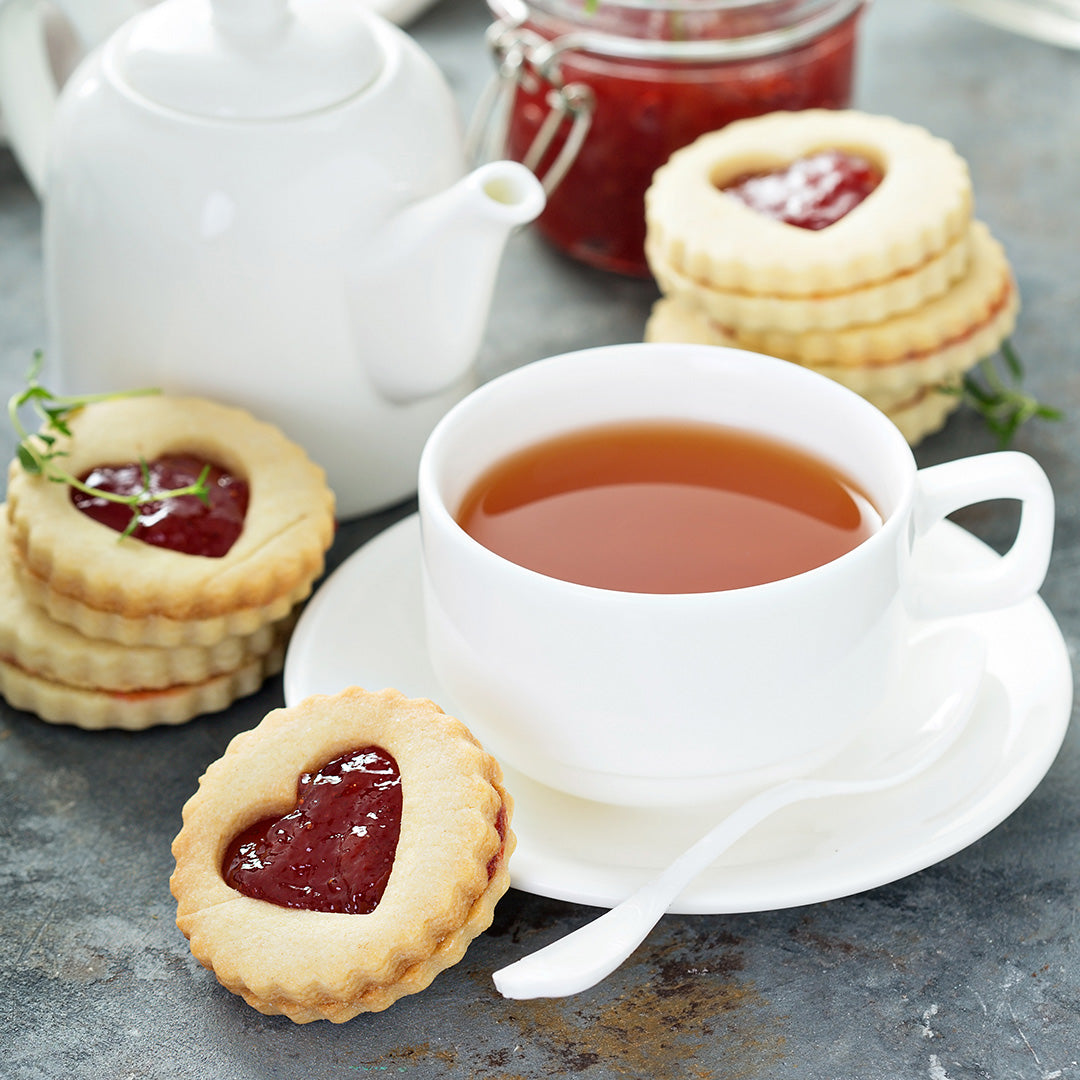 Shortbread Tea Raspberry Shortbread White Tea – The Spice & Tea Exchange
