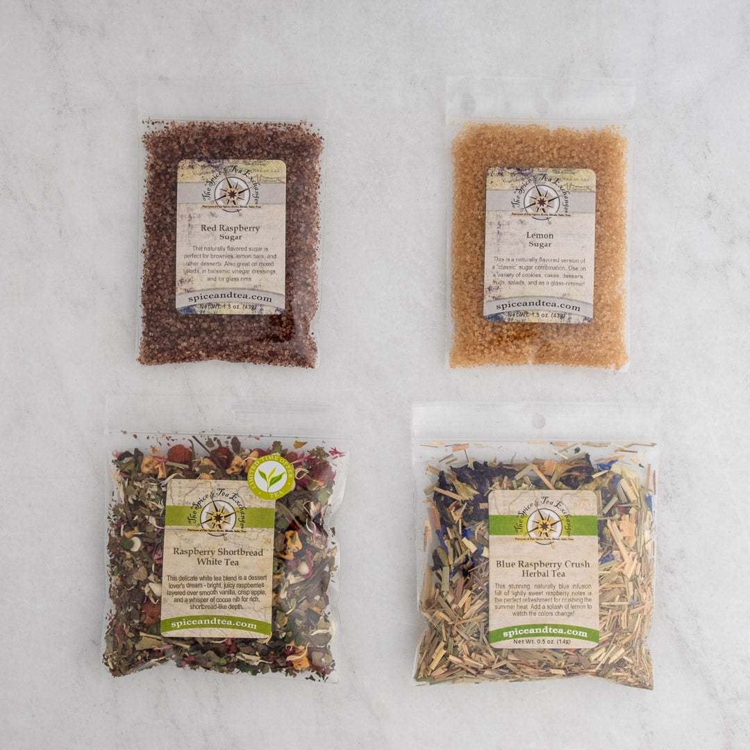 Raspberry Tidings Sampler – The Spice & Tea Exchange