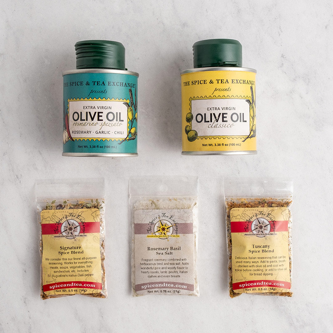Rosmarino Speziato Olive Oil Collection contents