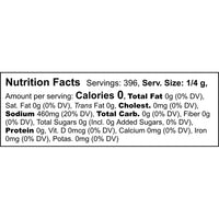 Saffron Fleur De Sel Sea Salt Nutrition Facts