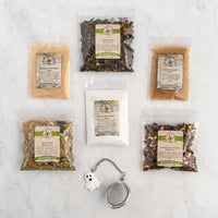 Salem Sisters Steeps Gift Box contents