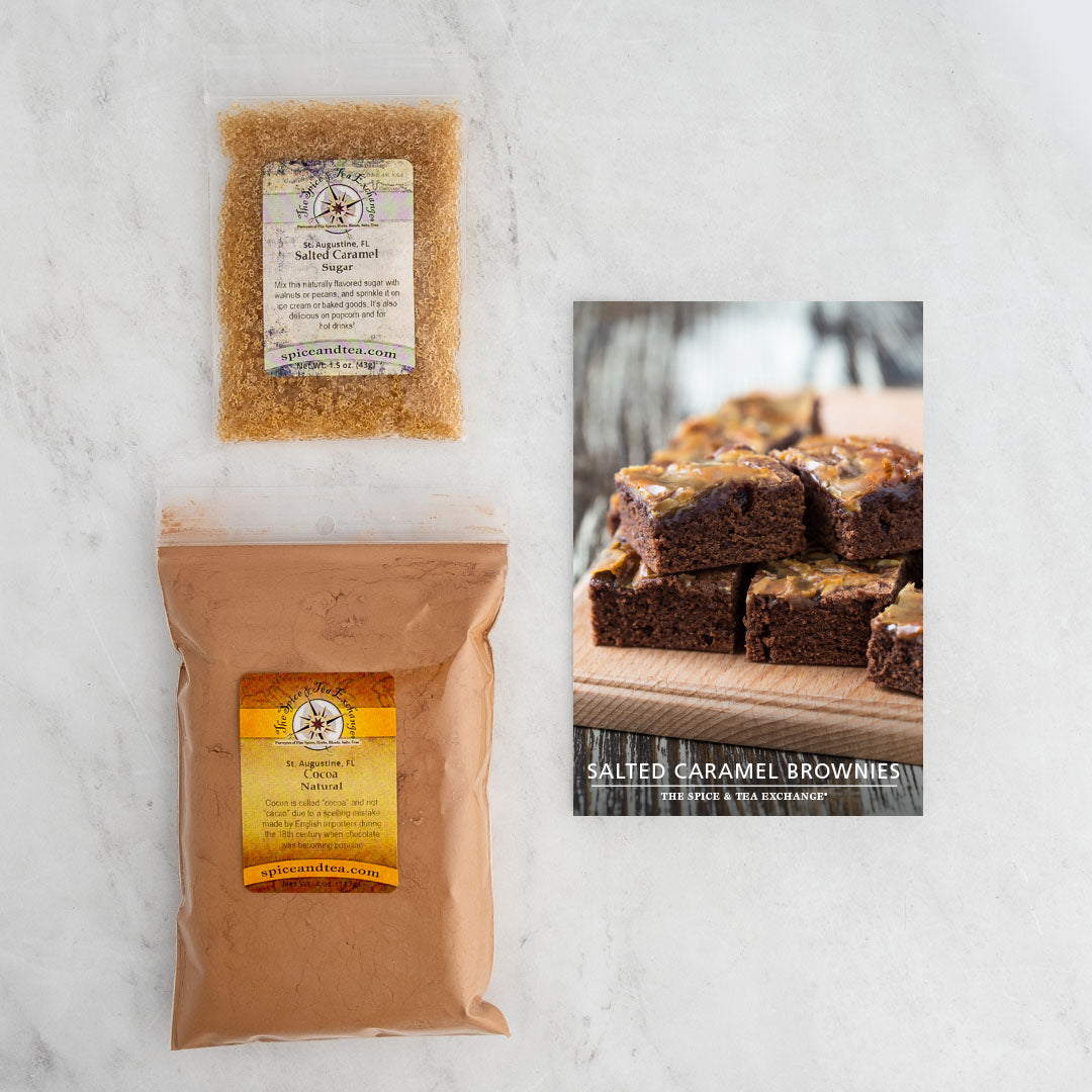 Salted Caramel Brownies (Kit) Contents